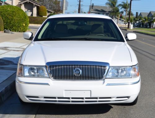 2004 Mercury Grand Marques 68,000 Orig. Miles White/Tan Leather, US $8,950.00, image 2