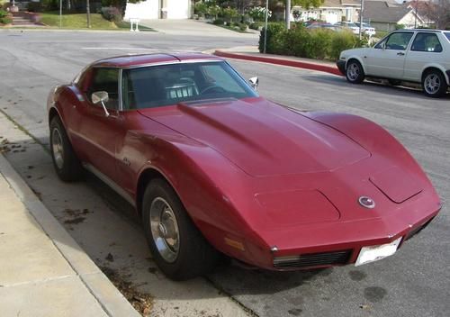 1974 chevy corvette l82 coupe original california car runs and drives great
