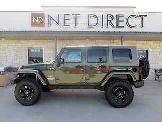 07 4wd unlimited new 4&#034; lift xd rims tires hardtop auto 77k mi net direct texas