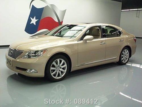 2009 lexus ls460 sunroof nav rear cam climate seats 19k texas direct auto