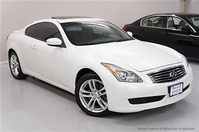 7-days *no reserve* &#039;10 g37x awd coupe nav tv/dvd bose xenon warranty carfax