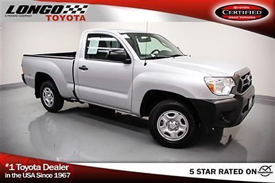 2013 tacoma 2wd reg cab i4 mt low miles 2 dr manual 2.7l