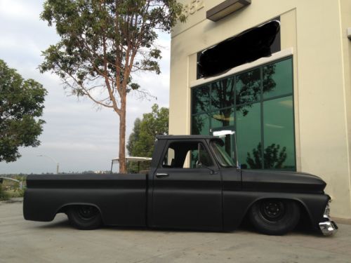 1964 chevy c10 hot rod--- fully bagged 4 link suspension