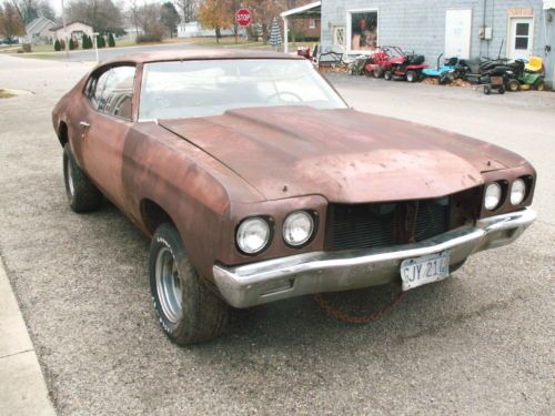 1970 chevelle super sport project. originally a 396/ 4-spd/ 12 bolt posi car. nr