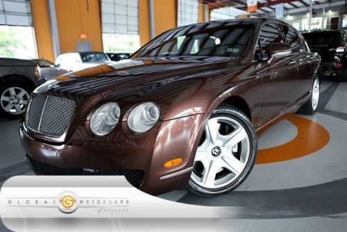 09 bentley continental flying spur awd nav sensors vent-sts keyless-go sunroof