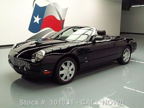 2003 ford thunderbird premium hard top htd leather 43k texas direct auto