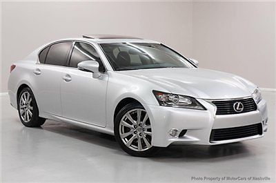 7-days *no reserve* &#039;13 gs350 premium nav back-up warranty carfax