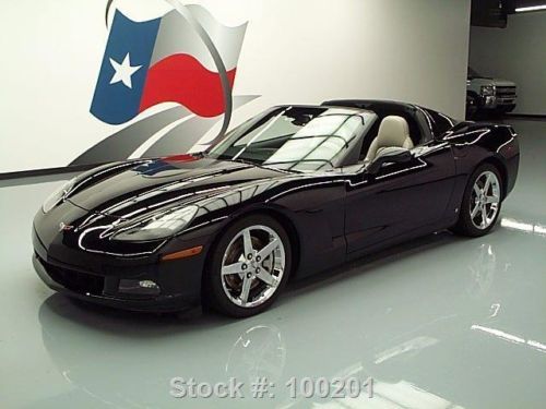 2008 chevy corvette lt3 targa top 6-spd z51 nav hud 21k texas direct auto