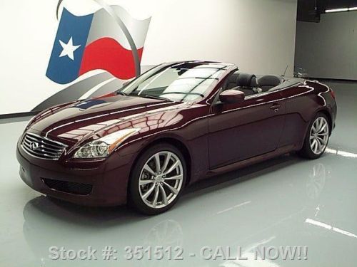 2010 infiniti g37 premum convertible nav rear cam 39k texas direct auto