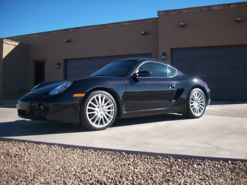 2008 porsche cayman s black with tan interior   perfect condition