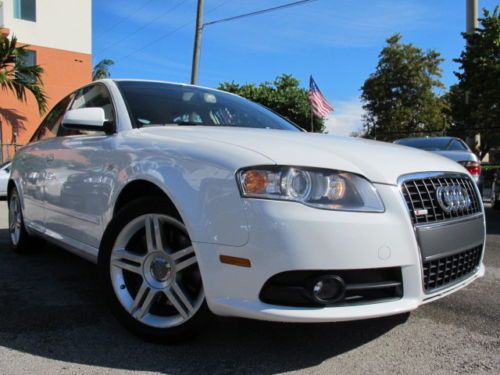 08 audi a4 2.0t s line leather xenons sunroof auto clean carfax like new