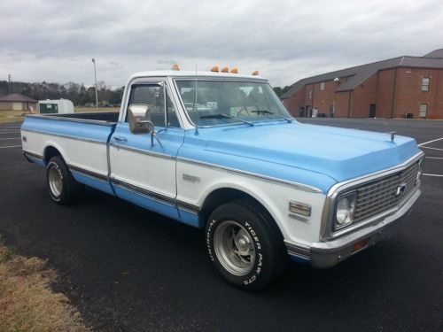 1972 CHEVY CHEYENNE SUPER 1/2 TON LONG WIDE BED 350 V8 **SHARP TRUCK**, image 3