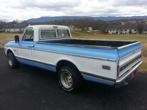 1972 CHEVY CHEYENNE SUPER 1/2 TON LONG WIDE BED 350 V8 **SHARP TRUCK**, image 5
