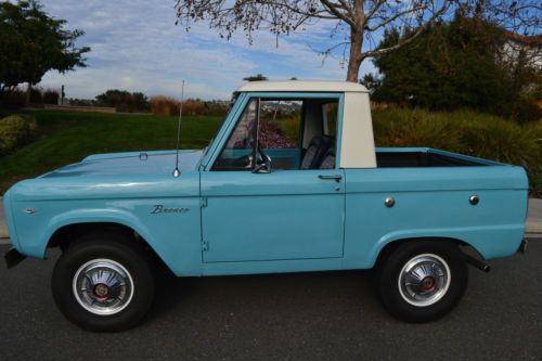 Amazing 1966 ford bronco half cab