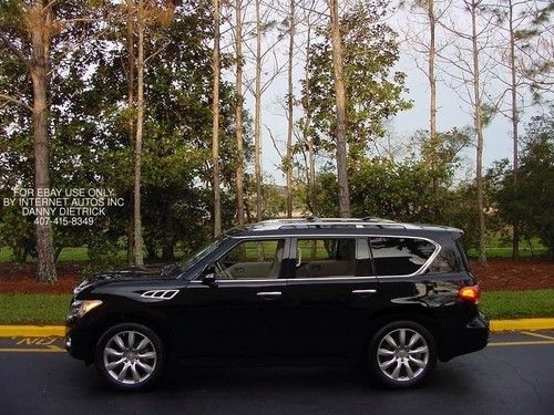 2011 infiniti qx56 4x4! navi! dvd! blind spot! radar cruise! adaptive xenons!