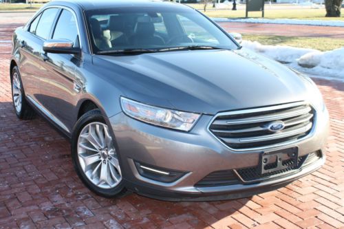 2014 taurus limited /no reserve/leather/camera/sensors/19s/sync/htd/cooled seats