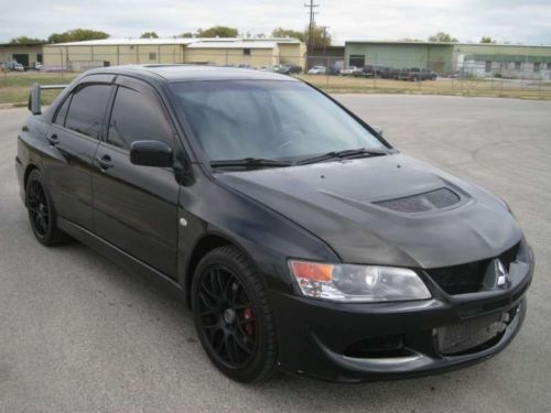 2005 mitsubishi lancer evolution viii - black - recaro - turbo - no reserve!