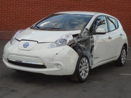 2013 Nissan Leaf Damaged Salvage Fixer Only 1K Miles RUNS Cooling Good Wont Last, US $10,950.00, image 2