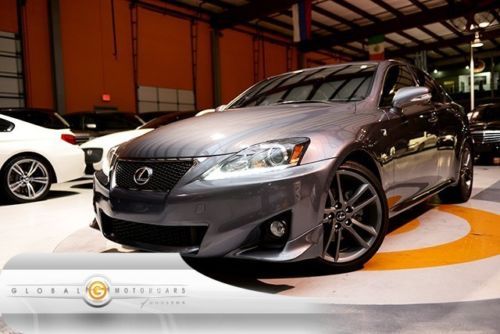 12 lexus is250 f sport 1 owner navi heated seats moonroof rear cam keyless 34k