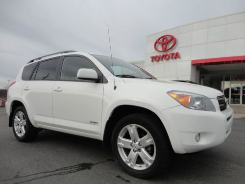 2007 rav4 sport fwd 2.4l 4 cylinder power sunroof 6 disc cd clean carfax video