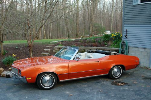 1972 buick skylark custom convertible 2-door 5.7l