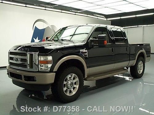 2008 ford f250 king ranch 4x4 diesel sunroof nav 61k mi texas direct auto