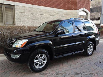 Gx470 black navigation 3rd row bluetooth backup camera levinson moonroof heated