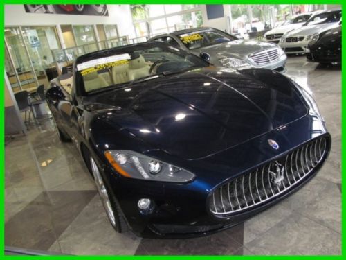 13 blue gran turismo 4.7l v8 convertible *navigation *parking sensors *low miles