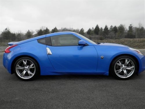 Touring 370z sport 19&#034; rays wheels new tires monterary blue pearl 7spd auto 40k