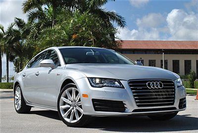 2012 audi a7 premium plus - only 4,300 miles - 1 florida owner - side assist