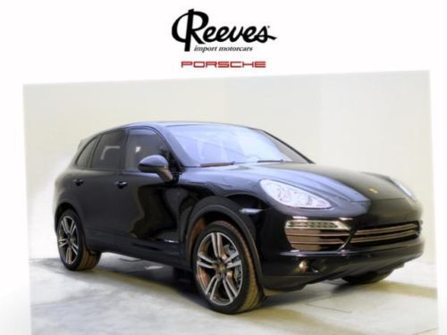 2013 porsche cayenne awd 4dr low m 4dr certified suv 4.8l  8 cylinder engine a/c