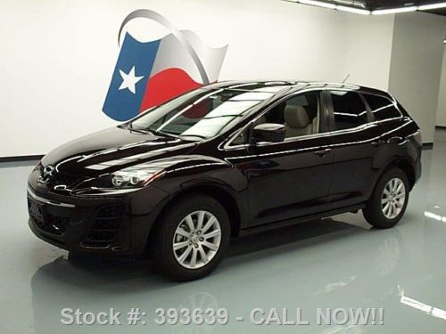 2011 mazda cx-7 i touring leather sunroof rear cam 35k! texas direct auto