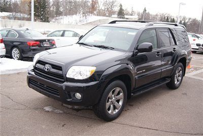 2008 4runner limited 4x4, blk/gray, sunroof, tow, leather, 40245 miles