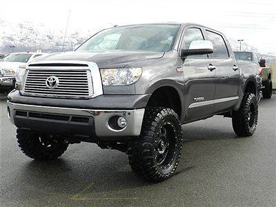 Tundra crew max platinum 4x4 custom new lift wheels tires navigation leather tow