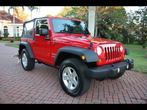 2011 jeep wrangler sport automatic 12k miles 4x4 1-owner immaculate