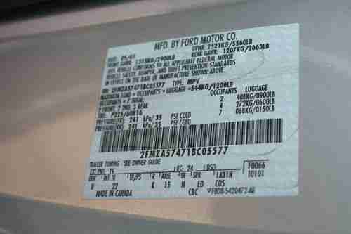 2001 Ford Windstar SE Sport Mini Passenger Van 4-Door 3.8L, image 11