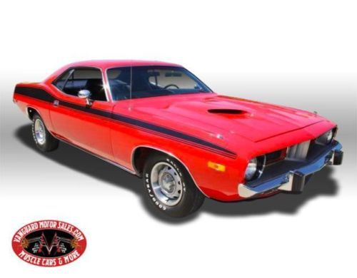 1974 cuda original broadcast sheet clean muscle car