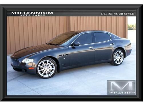 2007,maserati,quattroporte,automatic,pewter,luxury