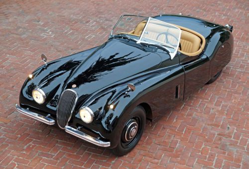 1952 jaguar xk120 ots roadster: striking, all numbers matching, restored example