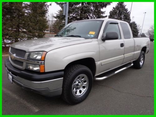 2005 chevy silverado ls ext cab 4x4 v-8 auto clean carfax runs new no reserve