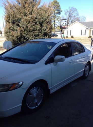 HONDA CIVIC SEDAN 2007 WHITE FOUR DOOR, US $10,500.00, image 3
