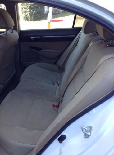 HONDA CIVIC SEDAN 2007 WHITE FOUR DOOR, US $10,500.00, image 4