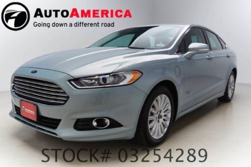 5k one 1 owner miles 2013 ford fusion energi titanium nav sunroof leather