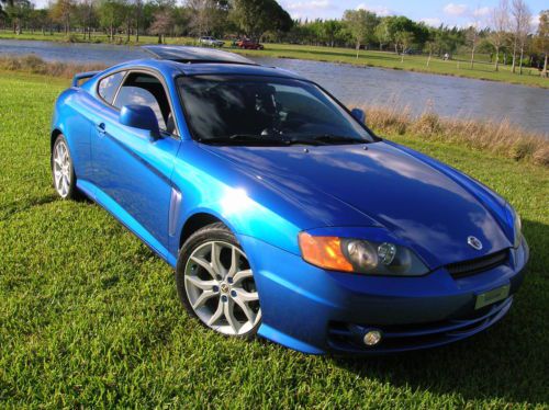 Very rare 2004 hyundai tiburon tuscani v6 2.7l manual gt limited edition coupe