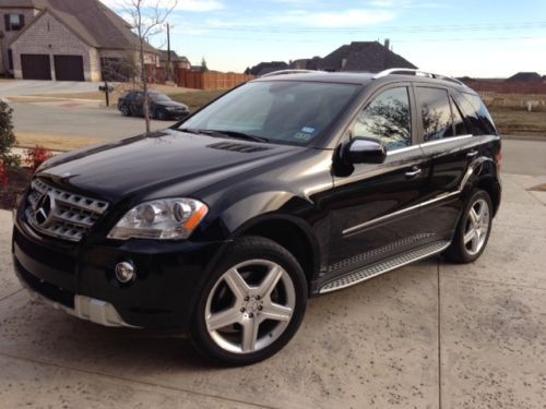 2009 mercedes-benz ml550 4matic p1 &amp; p2 amg sport utility 4-door 5.5l ml350 plus