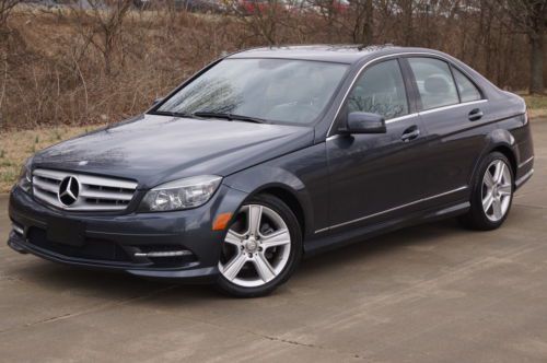 2011 mercedes-benz c300 4matic sport 1-owner off lease