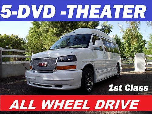 All wheel drive high top, 5 dvd theater , custom conversion van