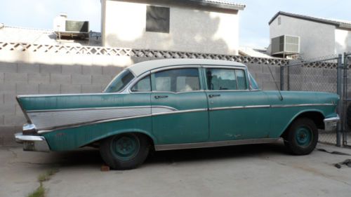 1957 chevrolet bel air sedan 4 door