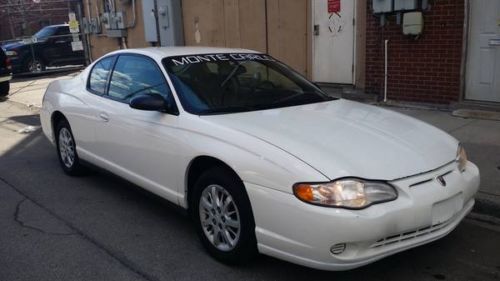 2005 chevrolet monte carlo ls coupe 2-door 3.4l one owner car since new!!!!!!!!!