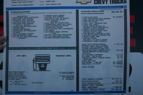 CHEVROLET : SILVERADO 3500HD LT 2004 CREW CAB 4X4 DURAMAX DIESEL 46600 MILES, image 5